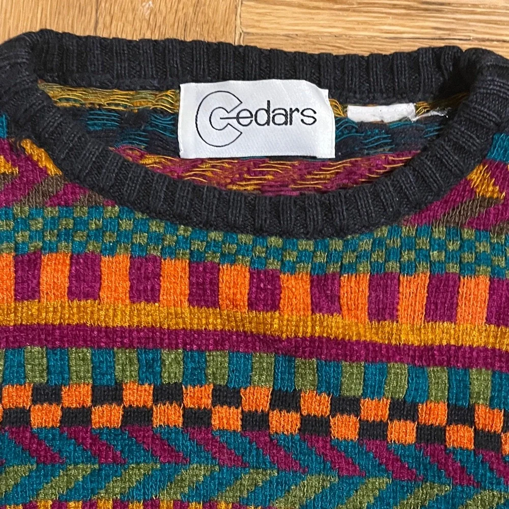 Colorful Patterned Sweater - Picture 2 of 8